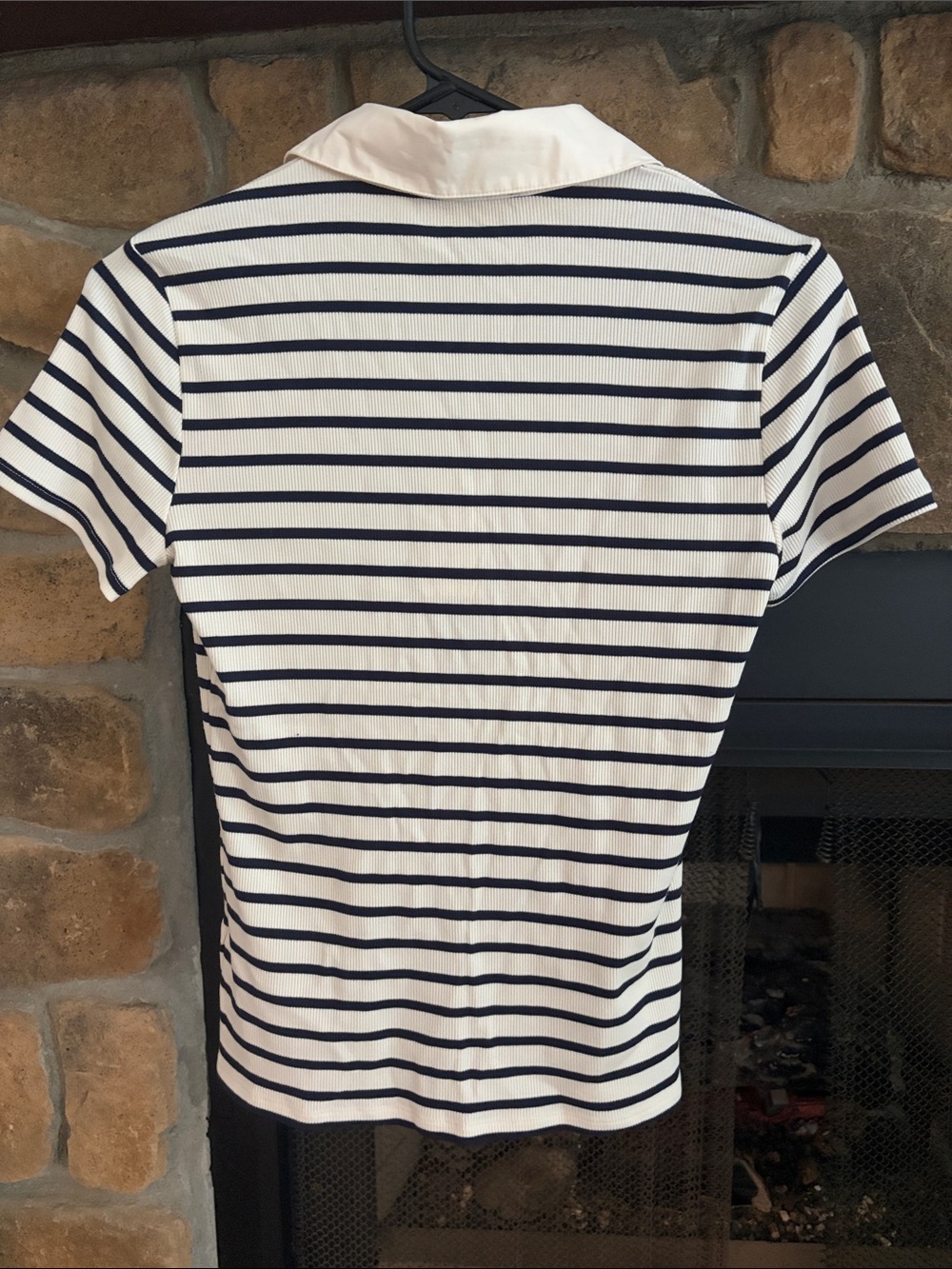 NWT!!! Ribbed Polo Tee - Picture 2 of 4